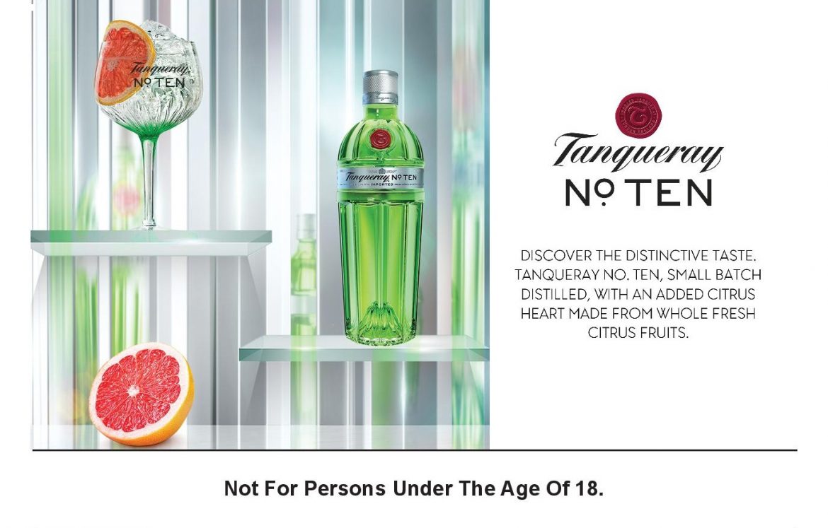Enjoy homemade cocktails with Tanqueray