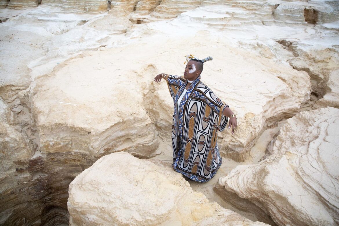 Platinumb Heart: Of Love in Protest. Msaki’s sonic and visual exhibition at Nirox Sculpture Park