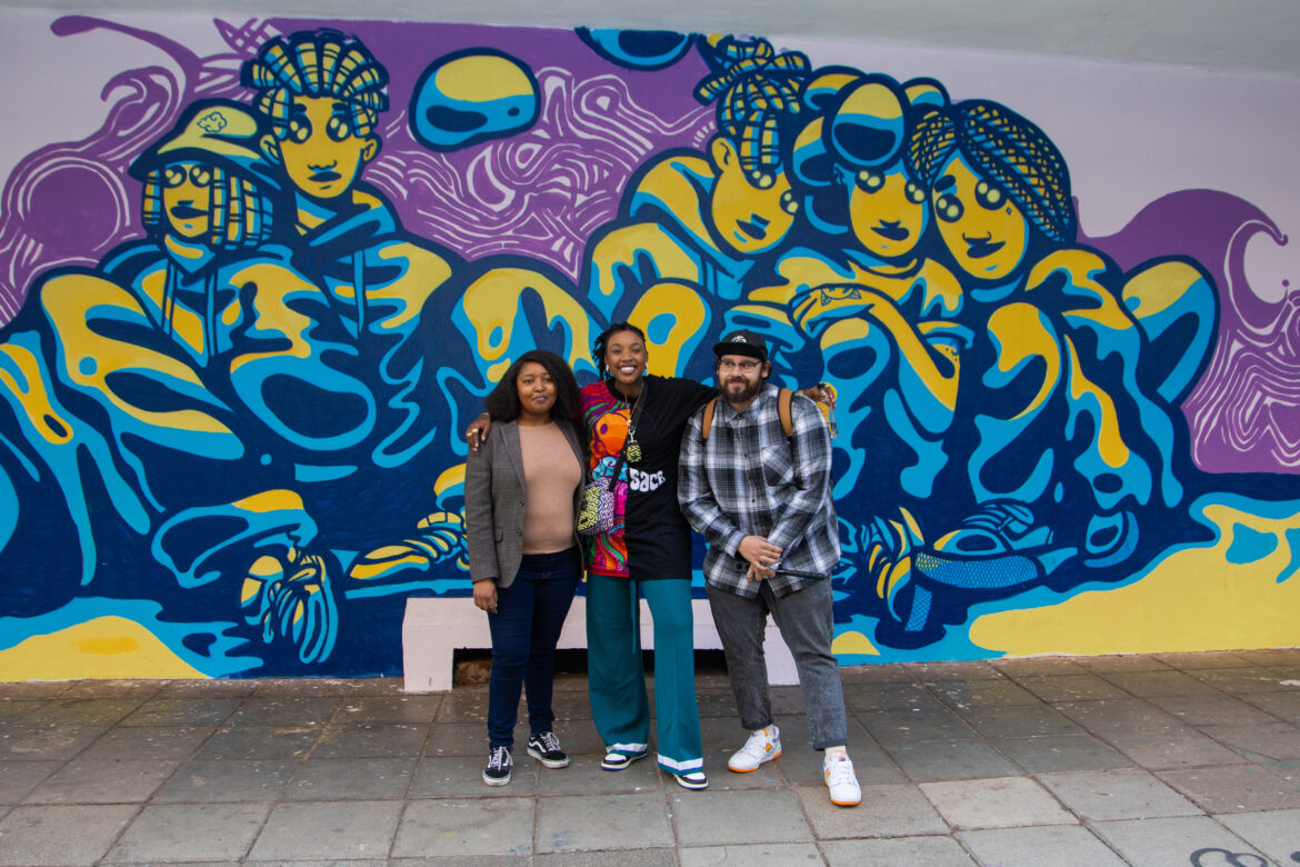 Halls #BreatheForIt Masterclass Mentee Leigh Le Roux Brightens Up the Braam Cityscape With His Mural