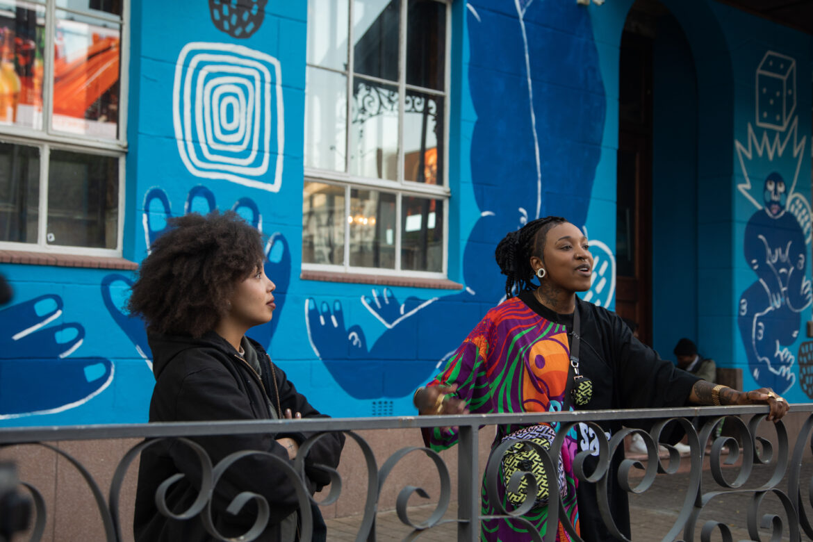 Halls #BreatheForIt Masterclass Campaign Mentee Boemo Diale Takes Her Mural At Kitchener’s Carvery Bar in Braamfontein To Great Heights